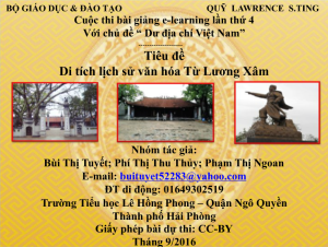 Di tích lịch sử văn hóa Từ Lương Xâm