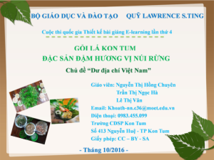 Gỏi lá Kon Tum - Đặc sản đậm hương vị núi rừng
