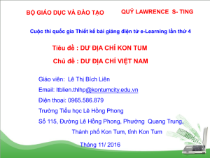Dư địa chí Kon Tum (tiếng Bahnar)