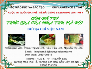 Cốm Mễ Trì - Thức quà của mùa thu Hà Nội