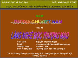 Làng nghề mộc Thượng Mạo