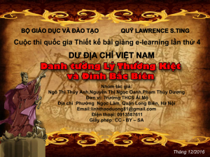 Danh tướng Lý Thường Kiệt và di tích lịch sử đình Bắc Biên