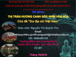 Thị trấn Hương Canh góc nhìn văn hóa
