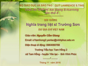 Nghĩa trang liệt sĩ Trường Sơn