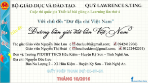 Đường biên giới  đất liền Việt Nam