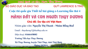 Mảnh đất và con người Thụy Dương