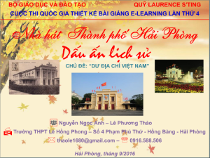 Nhà Hát Thành Phố - Dấu ấn lịch sử