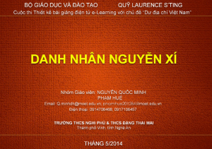 Doanh nhân Nguyễn Xí